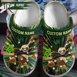 Custom Name Kung Fu Panda Crocs