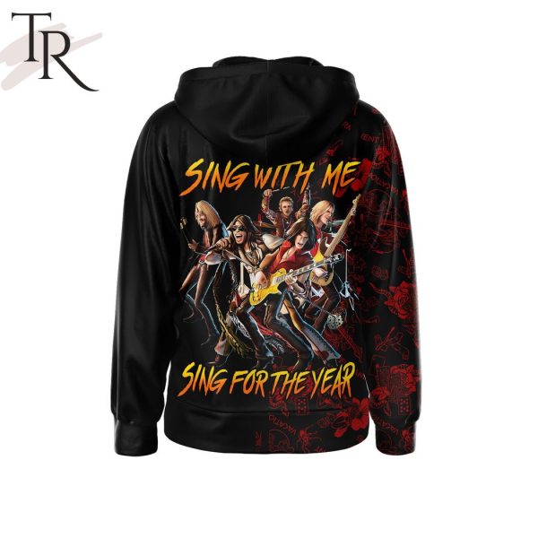 Aerosmith Sing With Me Sing For The Year Hoodie