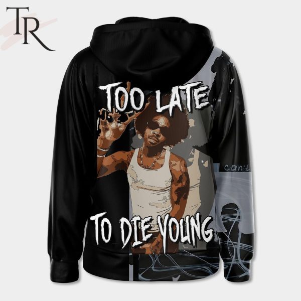 Brent Faiyaz Too Late To Die Young Hoodie