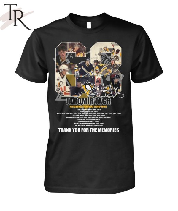 Jaromir Jagr Thank You For The Memories T-Shirt