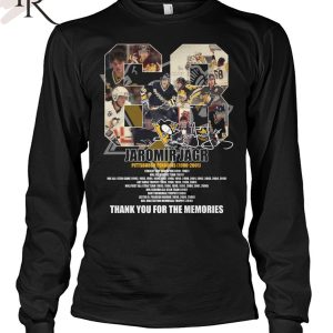 Jaromir Jagr Thank You For The Memories T-Shirt