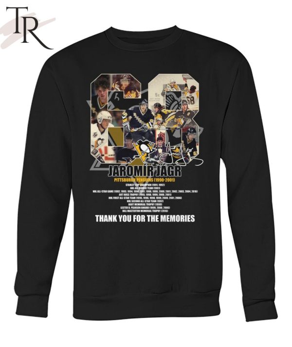 Jaromir Jagr Thank You For The Memories T-Shirt