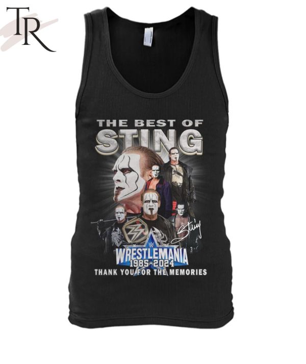 The Best Of Sting Steve Borden 1985-2024 Thank You For The Memories T-Shirt