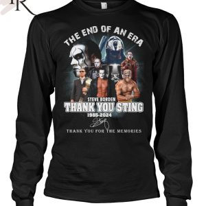The End Of An Era Steve Borden Thank You Sting 1985-2024 T-Shirt