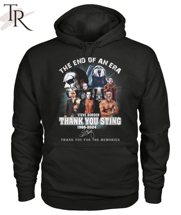 The End Of An Era Steve Borden Thank You Sting 1985-2024 T-Shirt