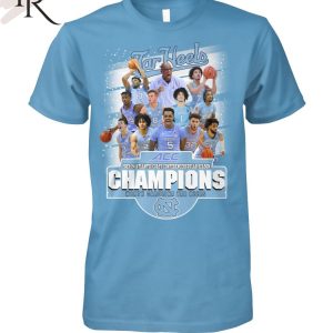 2023-24 Atlantic Coast Conferenceregular Season Champions North Carolina Tar Heels T-Shirt