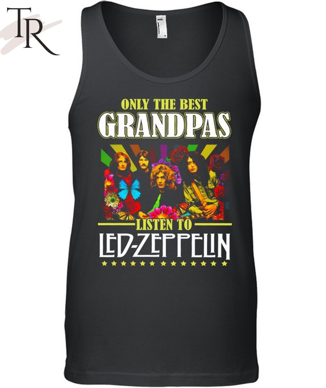 Only The Best Grandpas Listen To Led Zeppelin T-Shirt - Torunstyle