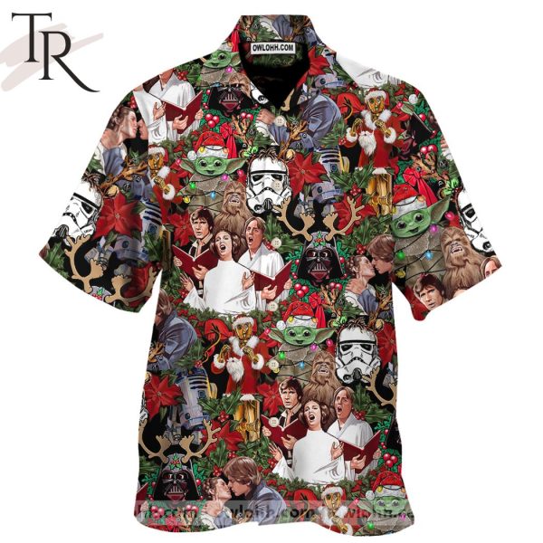Christmas Star Wars Season’s Greetings Funny Holiday Hawaiian Shirt