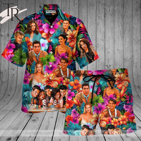 Friends Synthwave Tropical Summer Special Hawaiian Shirt