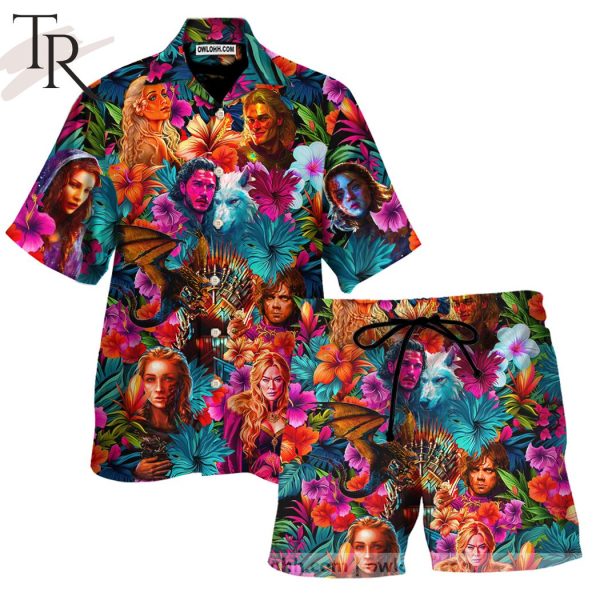 Game Of Thrones Synthwave Tropical Summer Special Hawaiian Shirt