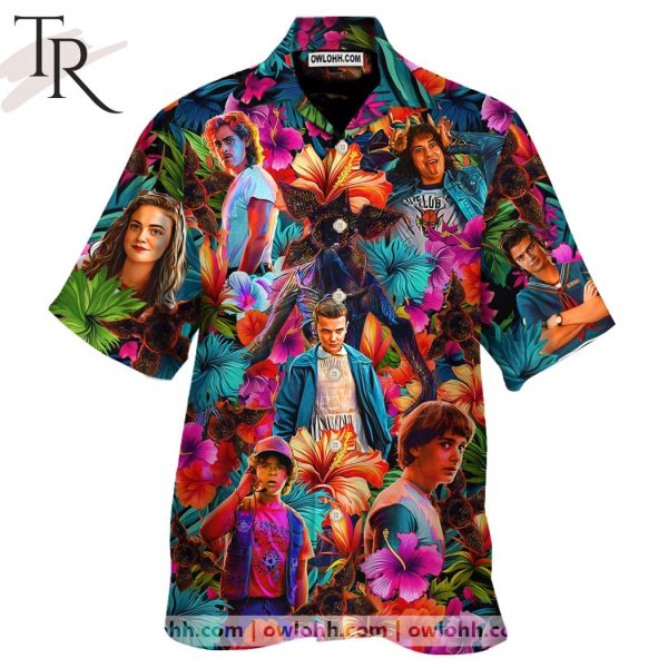 Stranger Things Synthwave Tropical Summer Special Hawaiian Shirt