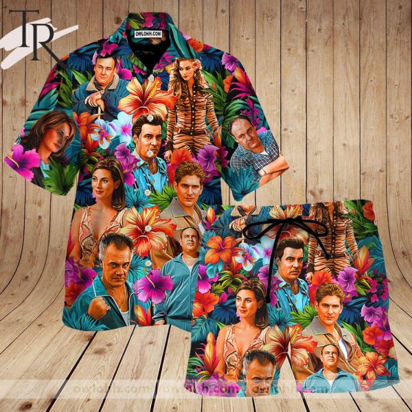 The Sopranos Synthwave Tropical Summer Special Hawaiian Shirt