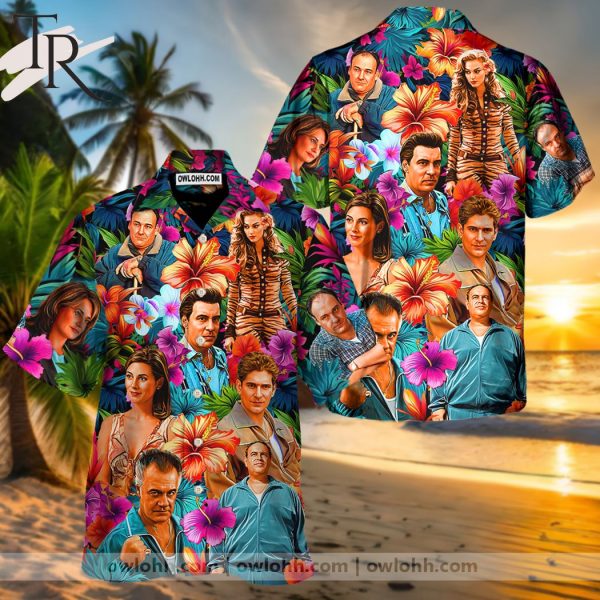 The Sopranos Synthwave Tropical Summer Special Hawaiian Shirt