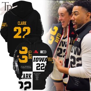 Iowa Hawkeyes Basketball Caitlin Clark Custom Black Hoodie, Longpants, Cap
