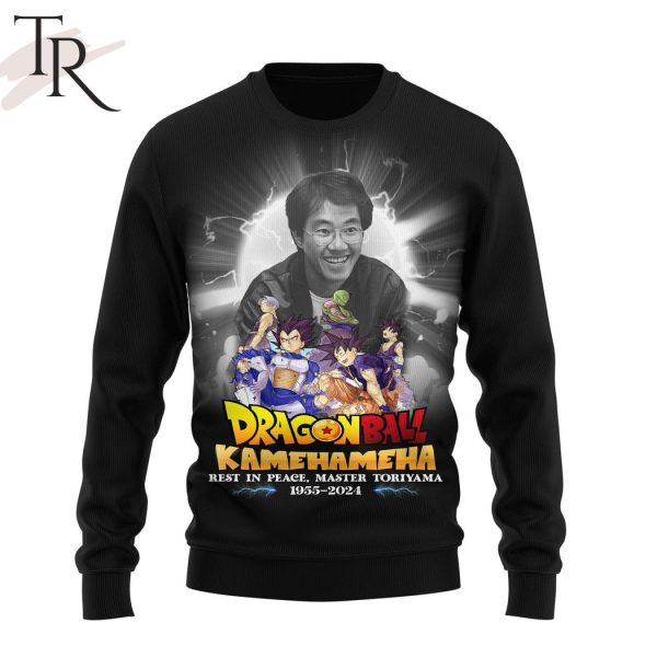 Dragon Ball Kamehameha Rest In Peace Master Toriyama 1955-2024 Hoodie