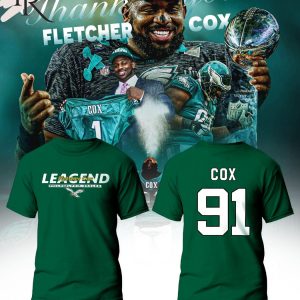 Philadelphia Eagles Thank You Fletcher Cox T-Shirt