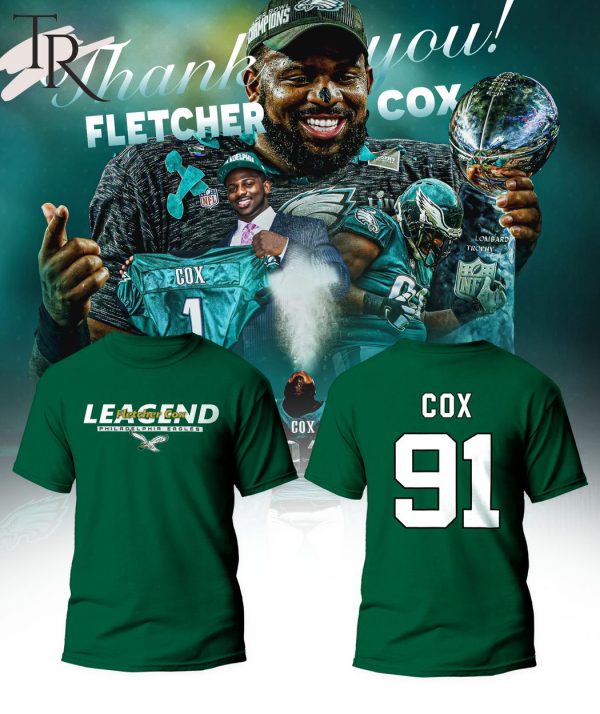 Philadelphia Eagles Thank You Fletcher Cox T-Shirt
