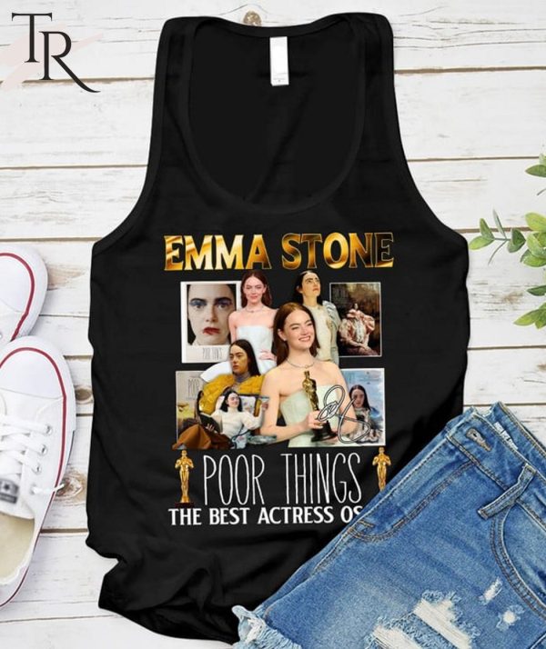 Emma Stone Poor Things The Best Actress Oscar T-Shirt