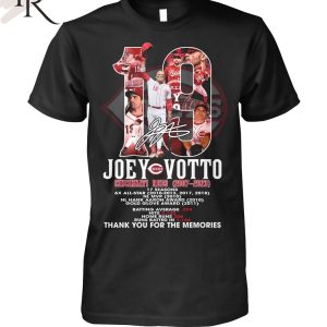 Joey Votto Cincinnati Reds 2007-2023 Thank You For The Memories T-Shirt
