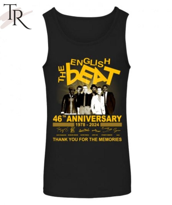 The Beat 46th Anniversary 1978-2024 Thank You For The Memories T-Shirt