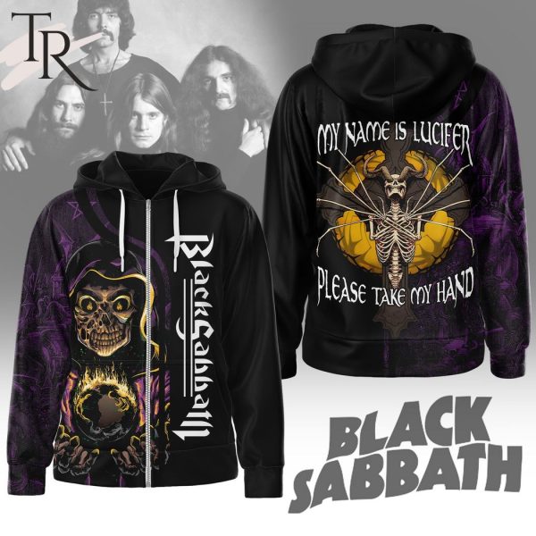 Black Sabbath My Name Is Lucifer Please Take My Hand Hoodie