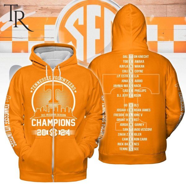 Tennessee Volunteers SEC Regular Season Champions 2024 Hoodie – Orange