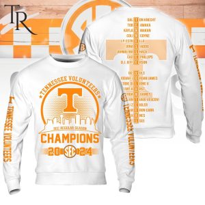 Tennessee Volunteers SEC Regular Season Champions 2024 Hoodie – White