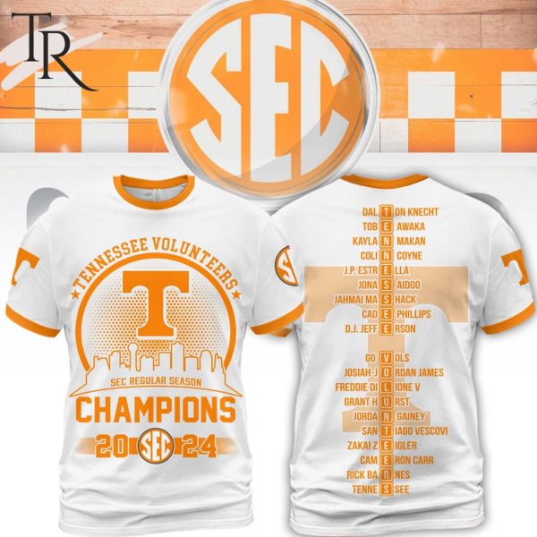 Tennessee Volunteers SEC Regular Season Champions 2024 Hoodie – White