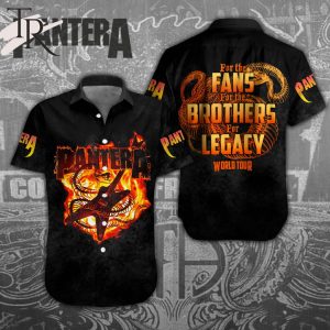 Pantera For The Fans For The Brothers For Legacy World Tour Hawaiian Shirt