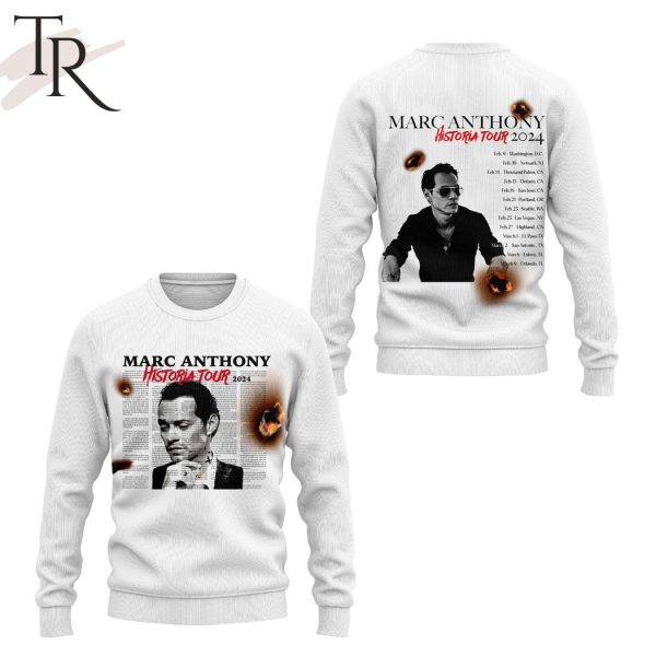 Marc Anthony Historia Tour 2024 Hoodie