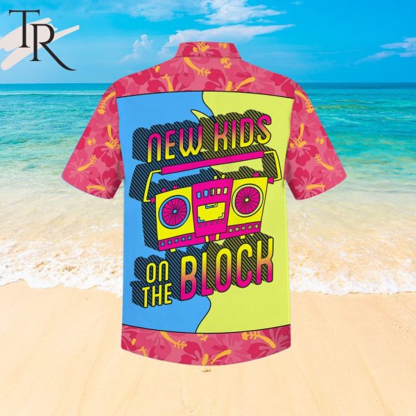 New Kids On The Block Button Up Hawaiian Shirt