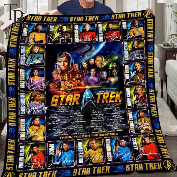 Star Trek Thank You For The Memories Limited Edition Fleece Blanket