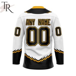 NHL Boston Bruins Personalized Reverse Retro Hockey Jersey