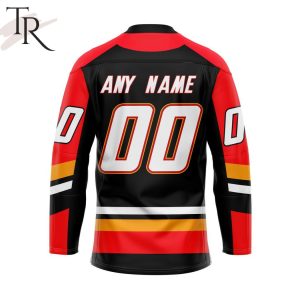 NHL Calgary Flames Personalized Reverse Retro Hockey Jersey