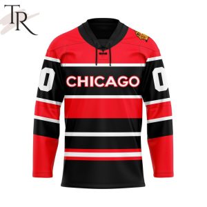 NHL Chicago Blackhawks Personalized Reverse Retro Hockey Jersey