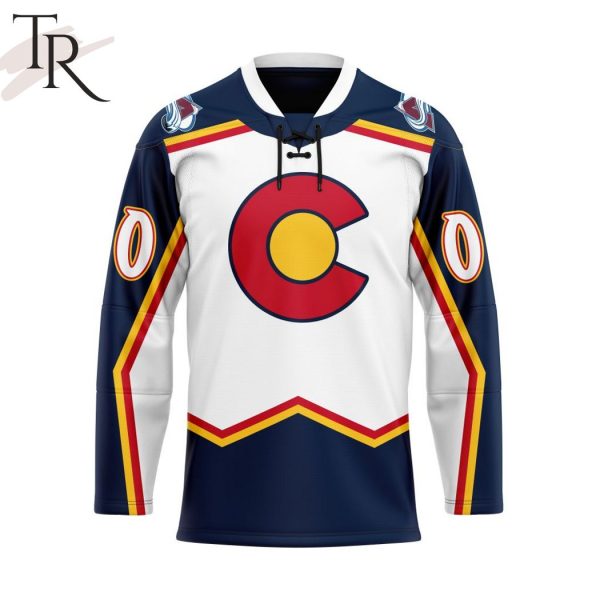 NHL Colorado Avalanche Personalized Reverse Retro Hockey Jersey
