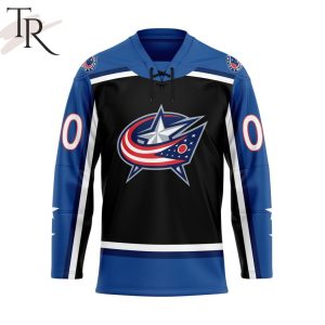 NHL Columbus Blue Jackets Personalized Reverse Retro Hockey Jersey