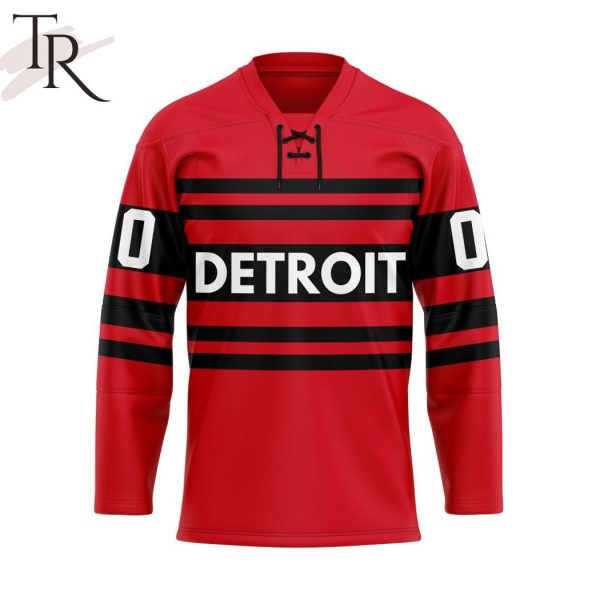 NHL Detroit Red Wings Personalized Reverse Retro Hockey Jersey