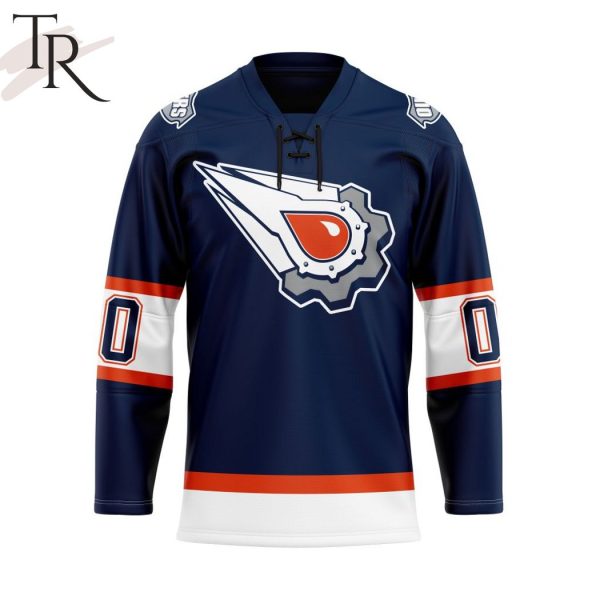NHL Edmonton Oilers Personalized Reverse Retro Hockey Jersey