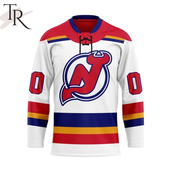 NHL New Jersey Devils Personalized Reverse Retro Hockey Jersey