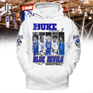 Duke Blue Devils Basketball Starting 5 Hoodie