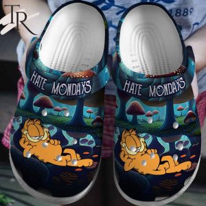 Garfield Hate Mondays Crocs