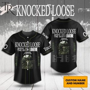 Knocked Loose Announces U.S. Tour With Show Me the Body, Loathe and Speed Custom Baseball Jersey