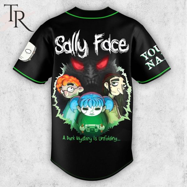Sally Face A Dark Mystery Is Unfolding Custom Baseball Jersey