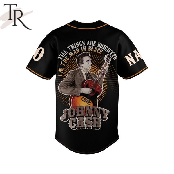 The Legend of Johnny Cash Custom Baseball Jersey