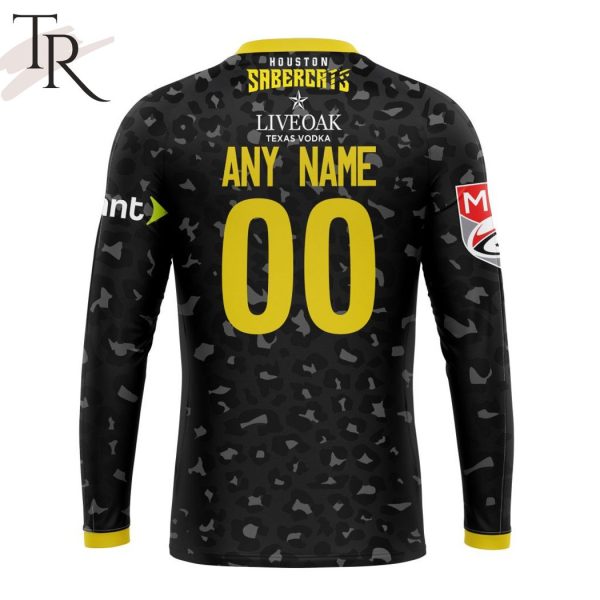 MLR Houston SaberCats Personalized 2024 Home Kits Hoodie