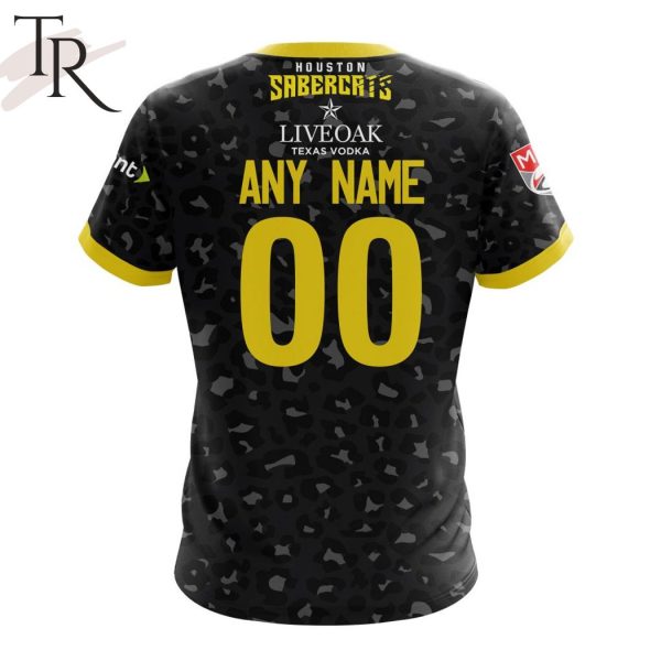 MLR Houston SaberCats Personalized 2024 Home Kits Hoodie