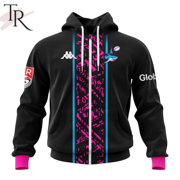 MLR Miami Sharks Personalized 2024 Away Kits Hoodie