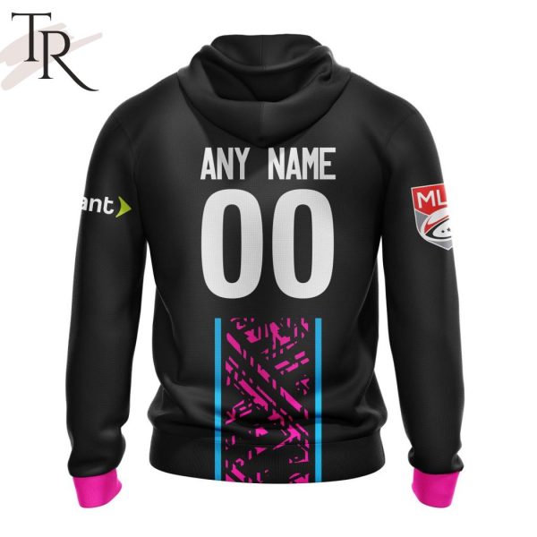 MLR Miami Sharks Personalized 2024 Away Kits Hoodie