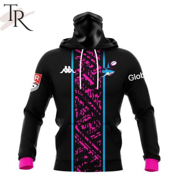 MLR Miami Sharks Personalized 2024 Away Kits Hoodie